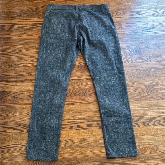 Ag Adriano Goldschmied Men’s 35x34 Navy Gray Straight-Leg Jeans Timeless Design - Picture 4 of 4